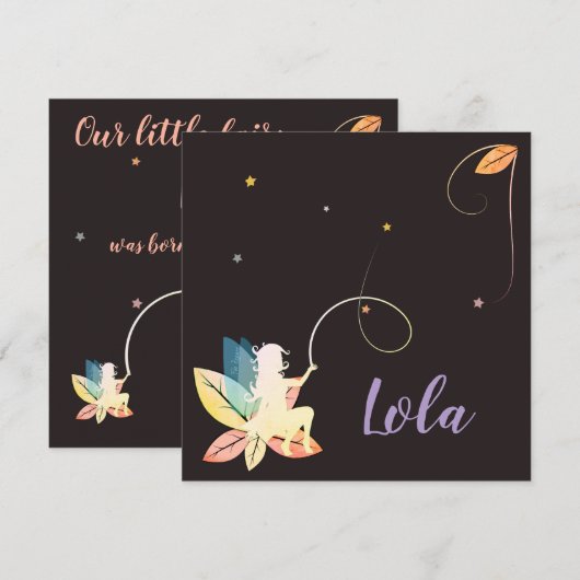 Geboren in de herfst (Voorkant / Achterkant)