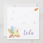 Geboren in de herfst kaart (Voorkant)