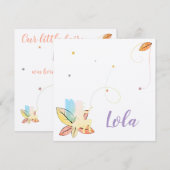 Geboren in de herfst kaart (Voorkant / Achterkant)