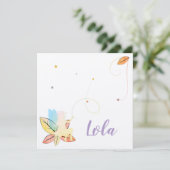 Geboren in de herfst kaart (Staand voorkant)