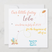 Geboren in de herfst kaart (Achterkant)