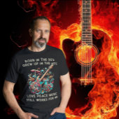 Geboren in de jaren '50 Gepensioneerd Muziekleraar T-shirt