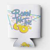 Geboren in de jaren 60, een leuke manier om van je blikjeskoeler (Achterkant)