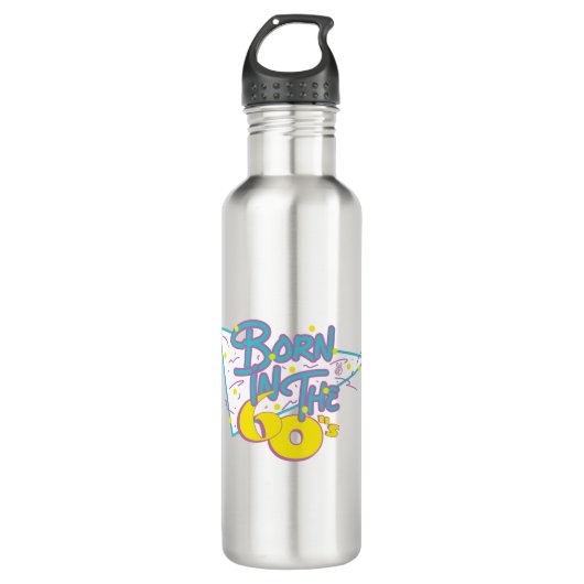 Geboren in de jaren 60, een leuke manier om van je waterfles  (Voorkant)