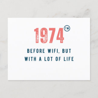 geboren in de jaren 70 briefkaart