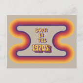 Geboren in de jaren 70, Millennials, Gen X, Geboor Briefkaart (Voorkant)