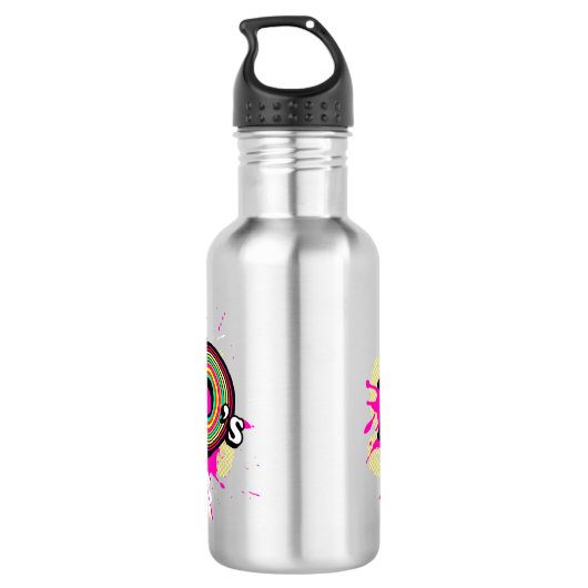 "Geboren in de jaren '80" drink flesje Waterfles (Achterkant)