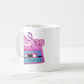 Geboren in de jaren 80 en trots Cassettebandje Koffiemok (Voorkant links)