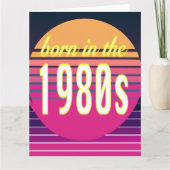 Geboren in de jaren 80, Millennials, Gen X, Geboor Kaart (Voorkant)