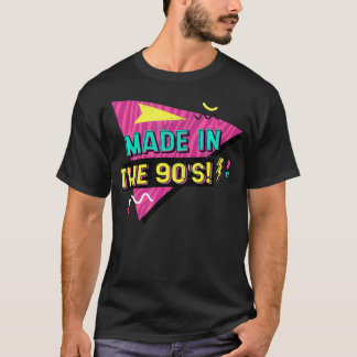 Geboren in de jaren '80, opgegroeid in de jaren '9 t-shirt