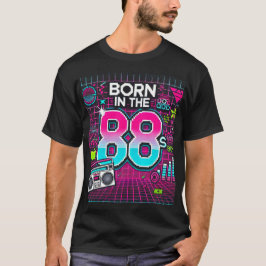 Geboren in de jaren 88 Retro Graphic T-Shirt – Neo