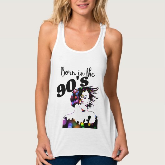 Geboren in de jaren '90 tanktop (Voorkant)