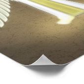 Geboren in de koning van Angels Poster (Hoek)