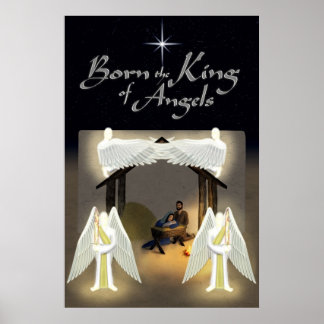 Geboren in de koning van Angels Poster