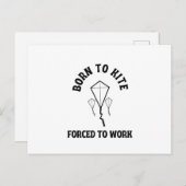Geboren in de stad gedwongen te werken briefkaart (Voorkant / Achterkant)