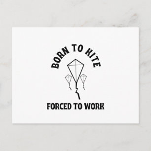 Geboren in de stad gedwongen te werken briefkaart