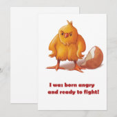 Geboren in de strijd feestdagenkaart (Voorkant / Achterkant)