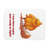 Geboren in de strijd magneet (Horizontaal)