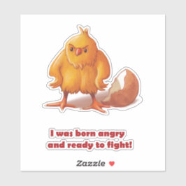 Geboren in de strijd sticker