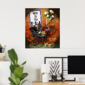 Geboren in de Verenigde Staten Poster (Thuiskantoor)