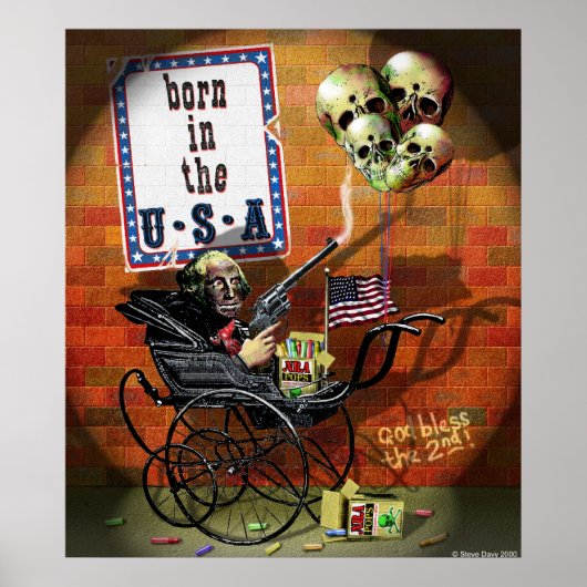 Geboren in de Verenigde Staten Poster (Voorkant)