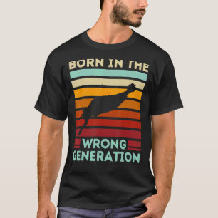 Geboren in de verkeerde generatie Opabinia prehist T-shirt