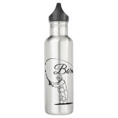 Geboren in de visvisserij waterfles  (Links)