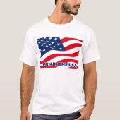 Geboren in de VS T-shirt (Voorkant)