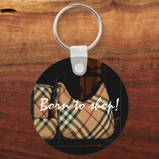 Geboren in de winkel! sleutelhanger (Voorkant)