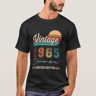 Geboren in december 1965  Happy Birthday 59 Ye T-shirt