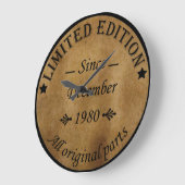 geboren in december 1980  verjaardag grote klok (Hoek)