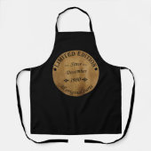 geboren in december 1980  verjaardag schort (Voorkant)