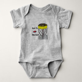 Geboren in Disc Golf baby onsie-lichaamspak Romper