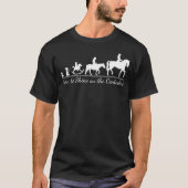 Geboren in Dressage Equestrian Horse Riders White T-shirt (Voorkant)