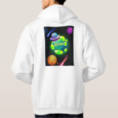 Geboren in een baan hoodie (Achterkant)