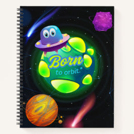 Geboren in een baan notitieboek