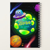 Geboren in een baan notitieboek (Achterkant)