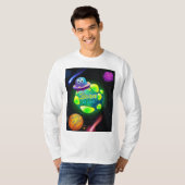 Geboren in een baan t-shirt (Voorkant volledig)