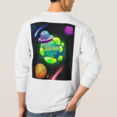 Geboren in een baan t-shirt (Achterkant)