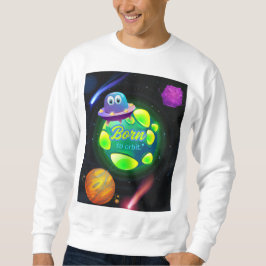 Geboren in een baan trui