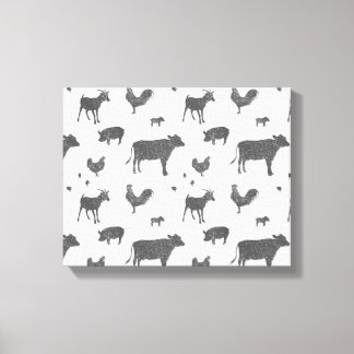 Geboren in een Barn Canvas Print