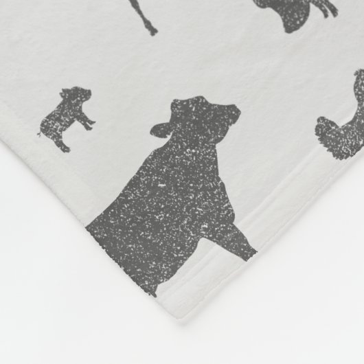 Geboren in een Barn Fleece Blanket (Hoek)