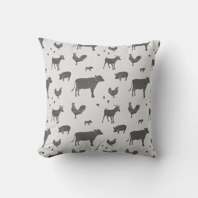 Geboren in een Barn Pillow Kussen (Voorkant)