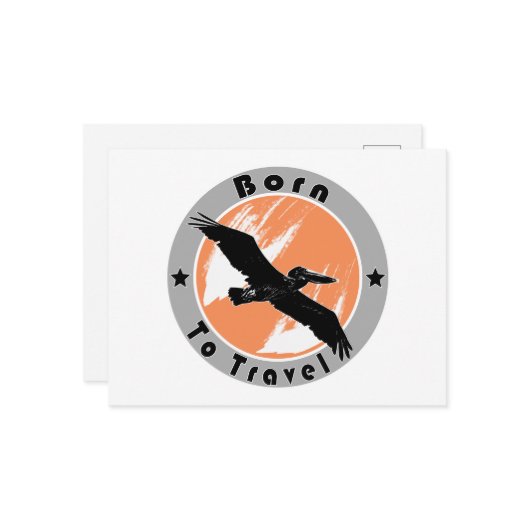 Geboren in een briefkaart (Voorkant / Achterkant in situ)