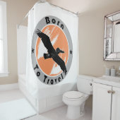 Geboren in een douchegordijn (In situ)