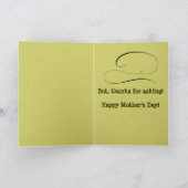 Geboren in een Kaart van het Moederdag van de (Binnen)