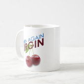 Geboren in een nieuwe maagd koffiemok (Voorkant links)