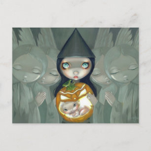 "Geboren in een pompoenBriefkaart" Briefkaart