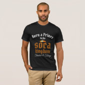 Geboren in een prins in het Soca-Koninkrijk Bewerk T-shirt (Voorkant volledig)