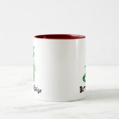 Geboren in een slang tweekleurige koffiemok (Center)